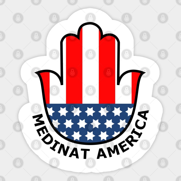 HamsUSA (Medinat America) Sticker by JewWhoHasItAll